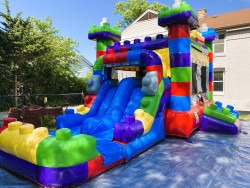 Mega Block Bounce House Combo