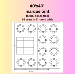 17 1769536937 40'x40' Marquee Tent