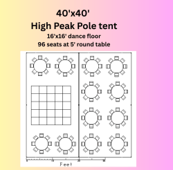 18 1769538028 1 40'x40' High Peak Pole Tent