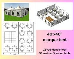 40'x40' Marquee Tent