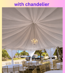 31 1773182532 1 20'X20' Draped Frame Tent